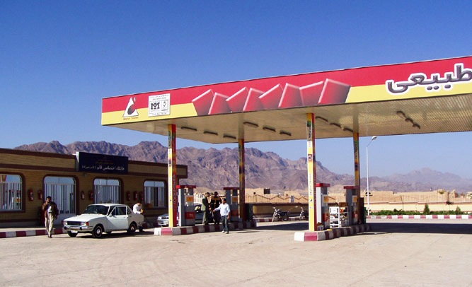 benzínka v íránu